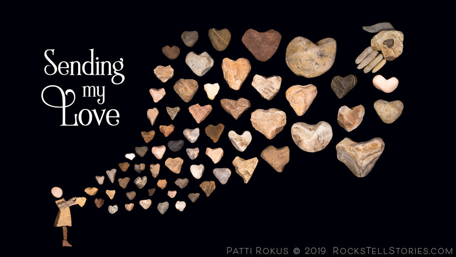 Win a Free Valentine’s Rock Art Print AND the new Book about God’s love!