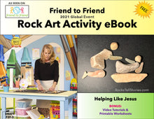 Load image into Gallery viewer, Friend to Friend Rock Art Activity PDF- Healing the Sick