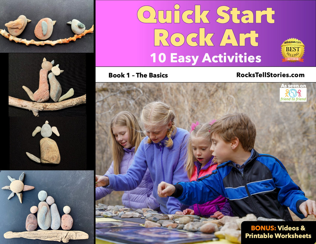 Quick Start Rock Art eBook - 10 Easy Activities - Digital Download Only